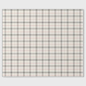 ERBE | Neutrales Tartan-Fest Geschenkpapier (Flach)