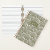 Erbe Olive | Deco Ventilatoren Personalisiert Notizblock (Innen)