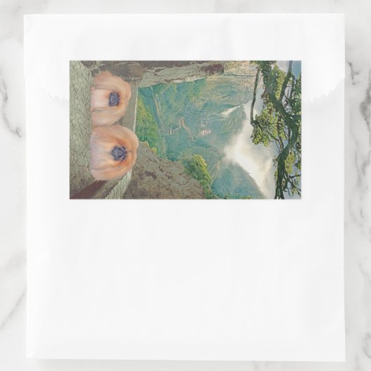 Erbe Rechteckiger Aufkleber (Tasche)