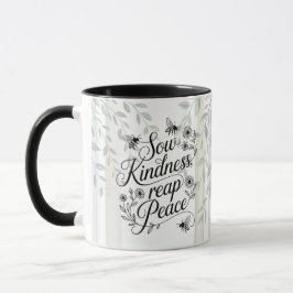 Erbe Säe Freundlichkeit Ernte Frieden Botanisches Tasse