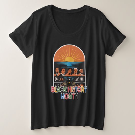 Erbe und Horizont Große Größe T-Shirt (Design vorne)
