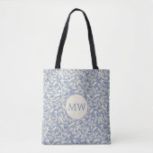 Erbe Vögel Monogramm Anfangsbuchstabe Tasche (Vorderseite)