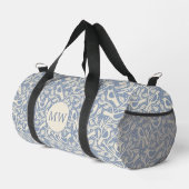 Erbe Vögel Monogramm Anfangsbuchstaben Personalisi Duffle Bag (Rechte Ecke)