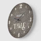 Erbe Zeit Vintage Große Wanduhr (Winkel)