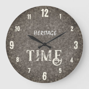 Erbe Zeit Vintage Große Wanduhr