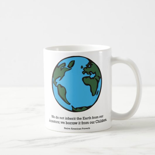 Erben Sie die ErdTasse Kaffeetasse (Rechts)