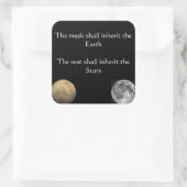 Erben Sie die Sterne! Aufkleber für Ihr Notebook (Tasche)