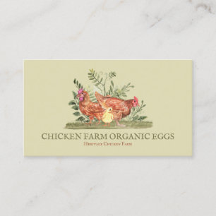 Erbgeflügelfarm Visitenkarte