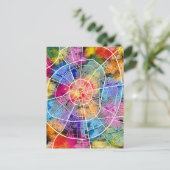 Erbil Iraq City Map Postkarte (Stehend Vorderseite)