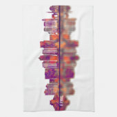 Erbil Iraq Skyline Geschirrtuch (Vertikal)