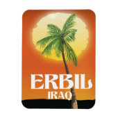 Erbil Iraq Travel Poster Magnet (Vertikal)