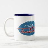 Erbkaffee-Tasse der Republik-F-105 Zweifarbige Tasse (Links)