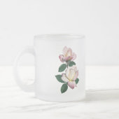 Erblassen Sie - die rosa Pristine Mattglastasse (Links)