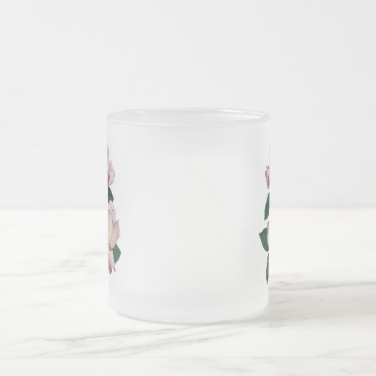 Erblassen Sie - die rosa Pristine Mattglastasse (Mittel)