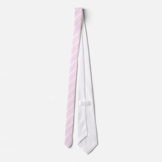 Erblassen Sie - rosa diagonale Streifen Krawatte (Rückseite)