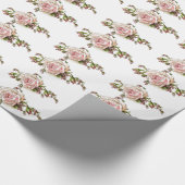 Erblassen Sie - rosa empfindliches Geschenkpapier (Ecke)