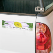 Erblassen Sie - Rosa gemaltes Gänseblümchen Autoaufkleber (Auf Lkw)