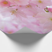 Erblassen Sie - rosa Kirschblüten Geschenkpapier (Ecke)