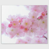 Erblassen Sie - rosa Kirschblüten Geschenkpapier (Flach)