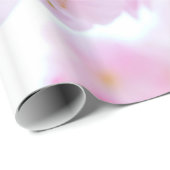 Erblassen Sie - rosa Kirschblüten Geschenkpapier (Rolleneckpunkt)