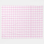 erblassen Sie - weißes trendy girly niedliches Fleecedecke (Vorderseite (Horizontal))