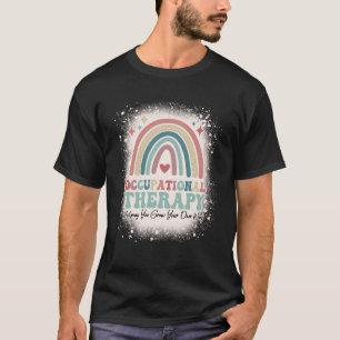 Erbleichte Regenbogentherapie T-Shirt