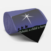 Erblicken Sie! Ein Kind ist geboren! Krawatte mit (Gerollt)