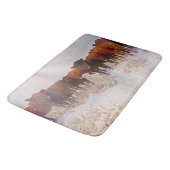 Erblicken Sie Vieh und Lamm-Badematte Badematte (Schrägansicht)