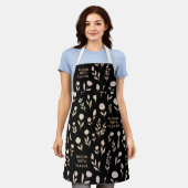 Erblühe mit Geschmack – Floral Schürze (Getragen)
