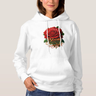 Erblühe, wo dein Herz Sonnenlicht spürt Hoodie