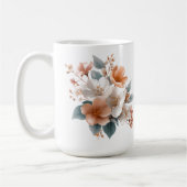 ☕ Erblühe, wo du trinkst 🌸✨ Kaffeetasse (Links)