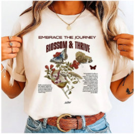Erblühen & Gedeihen: Umarme die Reise Beste Freund Tri-Blend Shirt