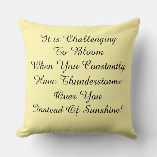 Erblühen Kissen (Vorderseite)