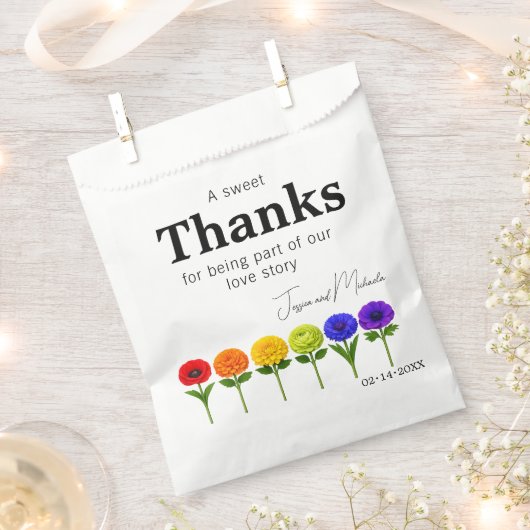 🌈💍Erblühen Sie gemeinsam Geschenktütchen (Ausgeschnitten)