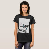 Erblühende Knochen #2 - Hände - vertikal T-Shirt (Vorne ganz)