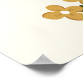 Erblühte Blume Poster (Ecke)