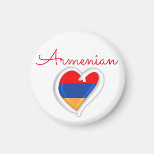 Erbmagnet des Armenian-Heart  Magnet