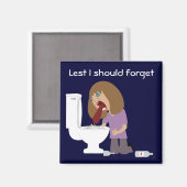 Erbrechen Damit ich den Nüchternmagnet nicht verge Magnet (Vorderseite/Rückseite)