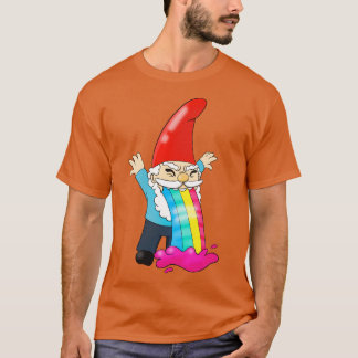 Erbrechen, der Regenbogen-Funny aufwirbelt T-Shirt