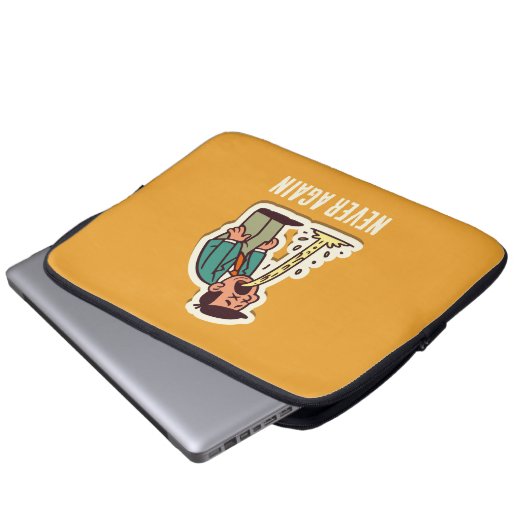 Erbrechen Laptopschutzhülle (Vorne Knopf)