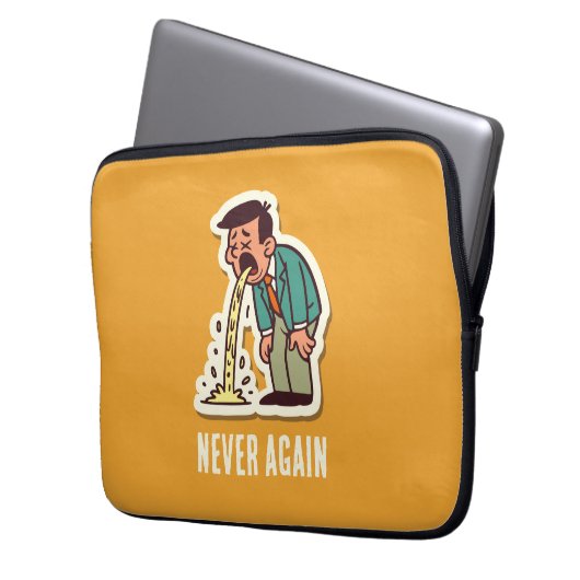 Erbrechen Laptopschutzhülle (Vorderseite Links)