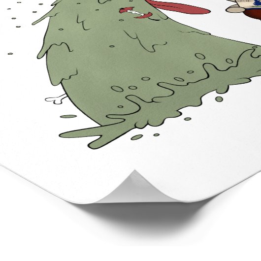 Erbrechen Poster (Ecke)