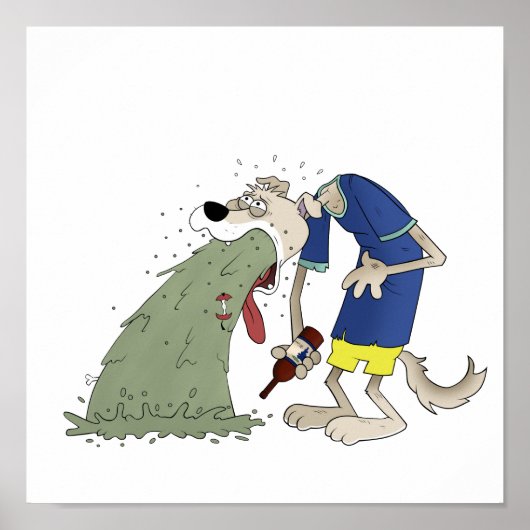 Erbrechen Poster (Vorne)