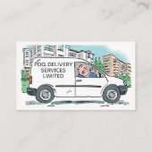 Erbringung von Dienstleistungen mit Name auf dem U Visitenkarte (Rückseite)