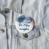 Erb's Palsy Awareness Beautiful Blume Button (Beispiel)