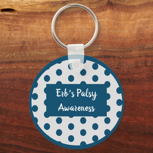 Erb's Palsy-Bewusstsein Schlüsselanhänger (Vorderseite)