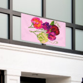 Erbse, lila und rosa banner (Äußeres Gebäude)