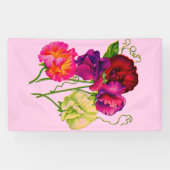Erbse, lila und rosa banner (Horizontal)