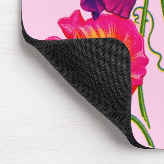 Erbse, lila und rosa mousepad (Ecke)