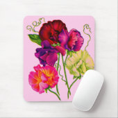 Erbse, lila und rosa mousepad (Mit Mouse)